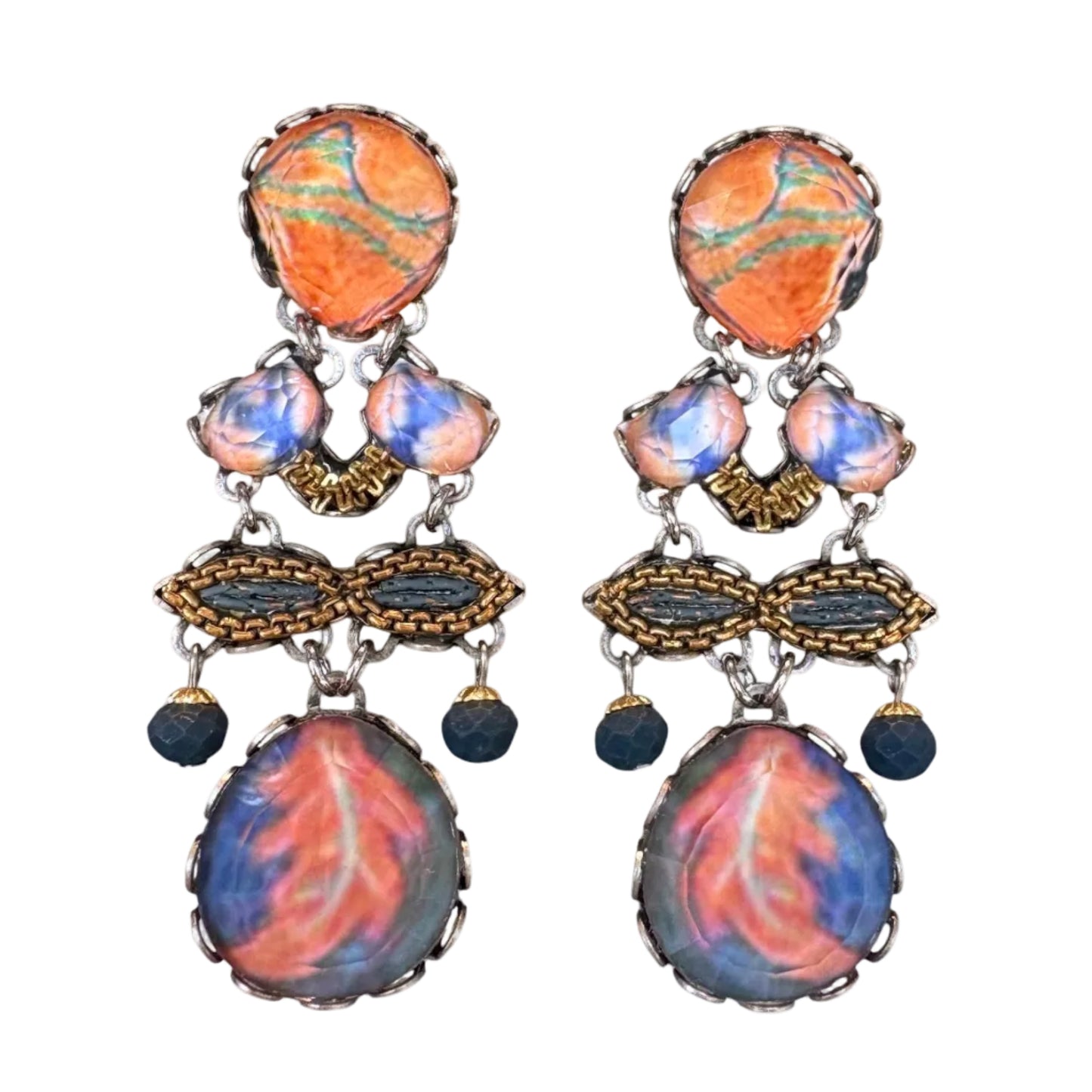 Amber Bloom Earrings