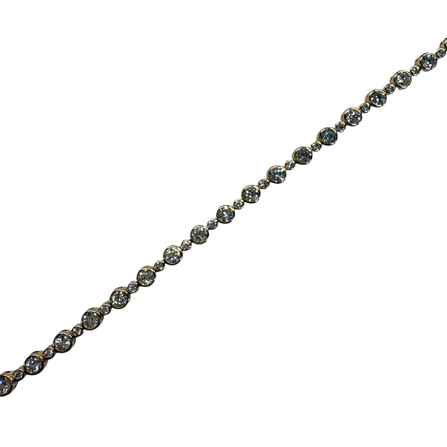 Lab Diamond Bezel Tennis Bracelet