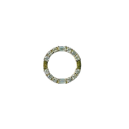 Round and Baguette Lab Grown Diamond Enhancer