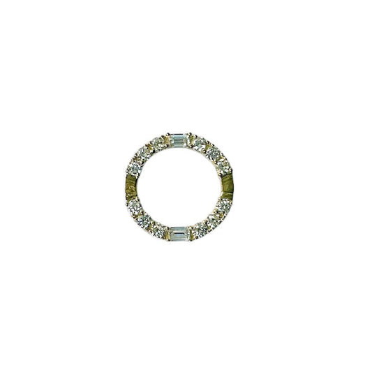 Round and Baguette Lab Grown Diamond Enhancer