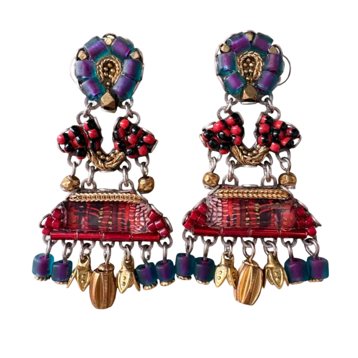 Noble Wine Earrings