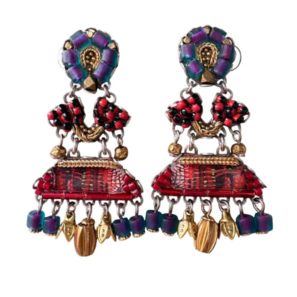 Noble Wine Earrings