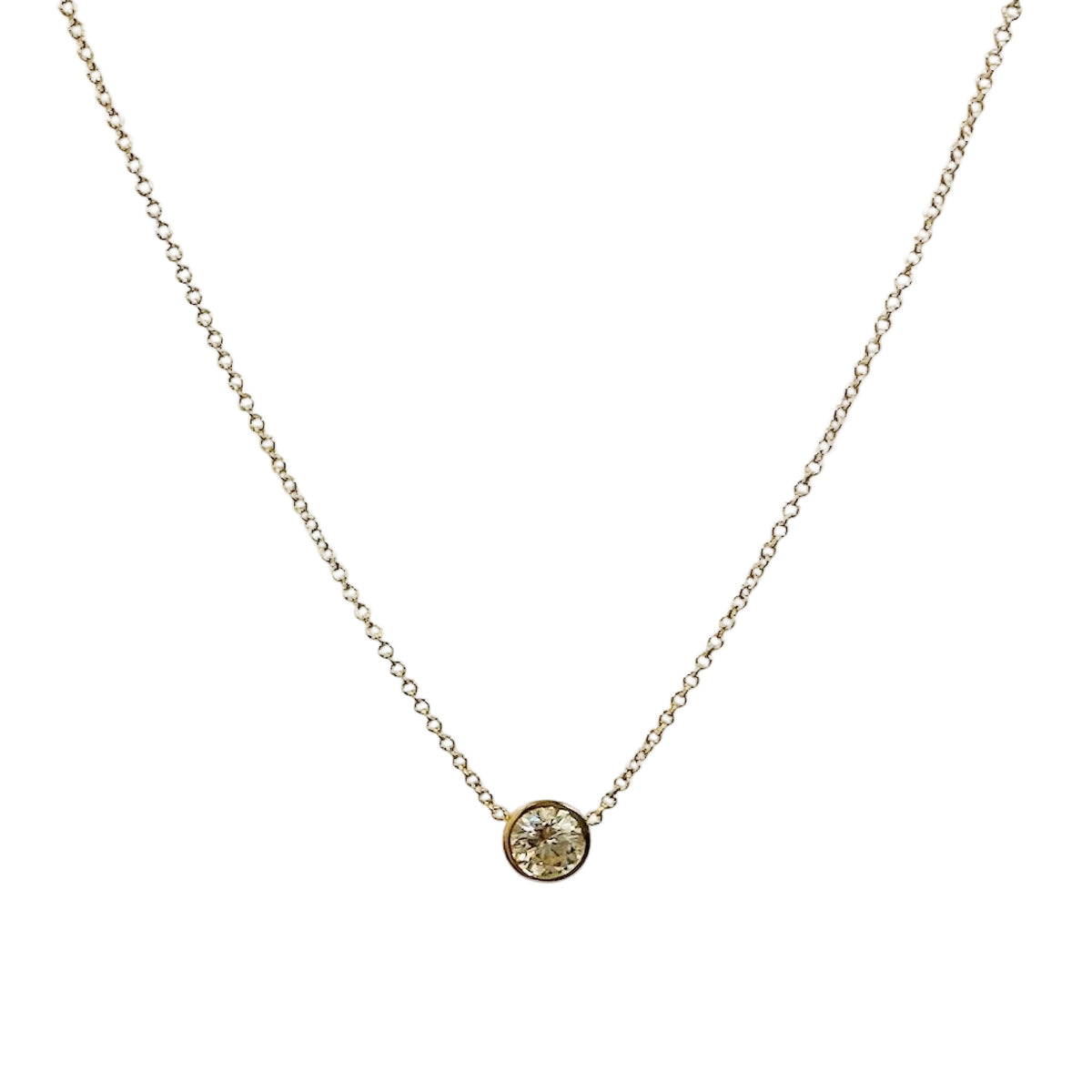 0.75 CTW Lab Grown Diamond Solitaire Necklace