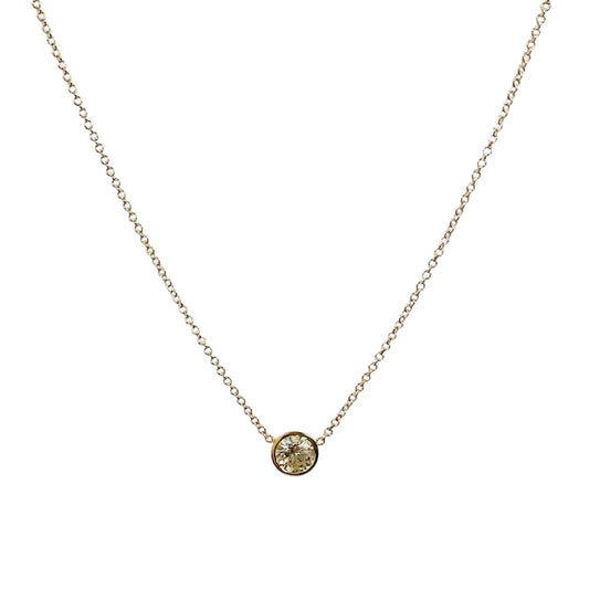 0.75 CTW Lab Grown Diamond Solitaire Necklace
