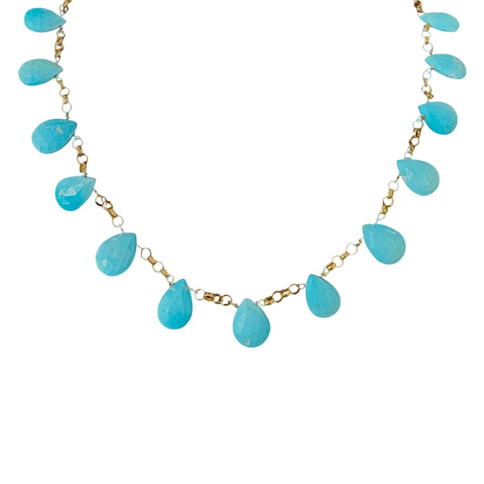 Turquoise Station Necklace