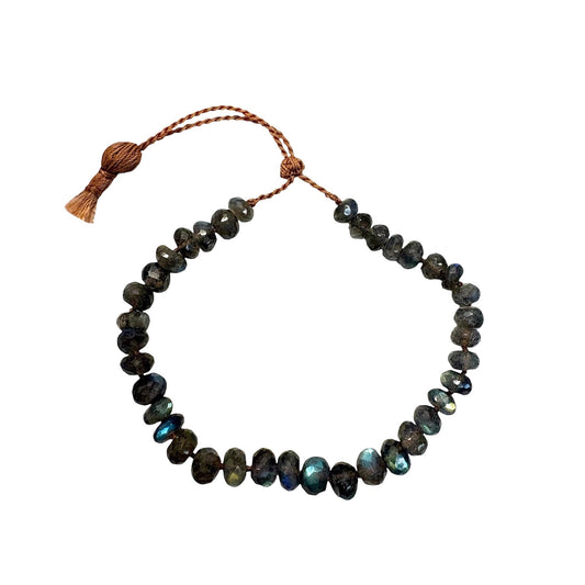 Labradorite Knotted Bracelet