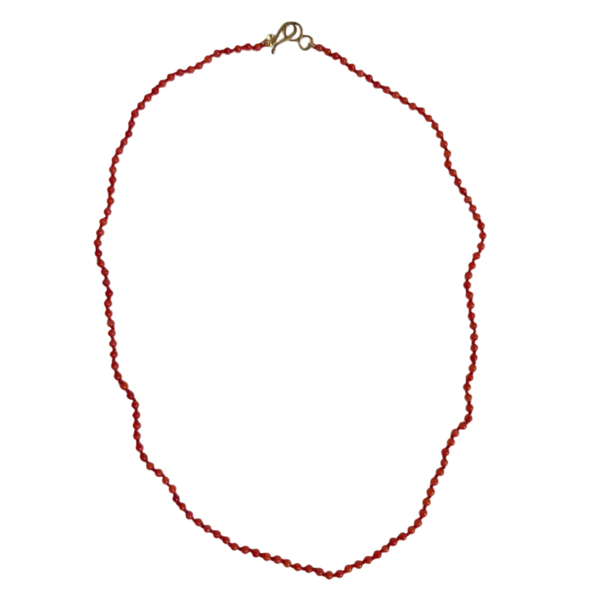 Coral Knotted Necklace