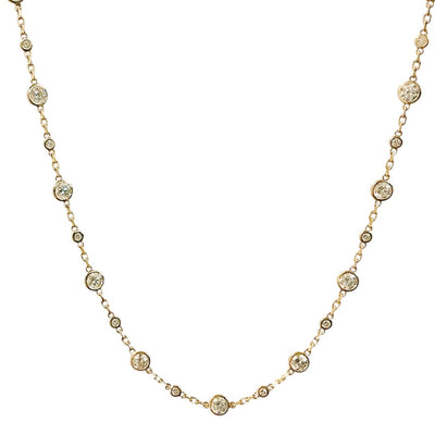 Lab Grown Diamond Station Necklace