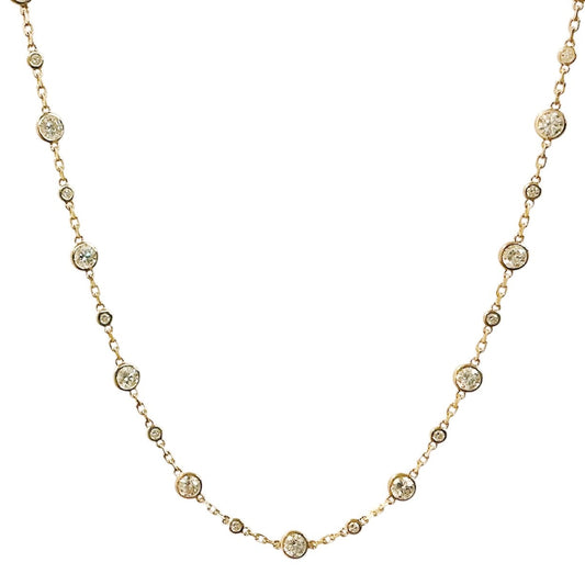 Lab Grown Diamond Station Necklace