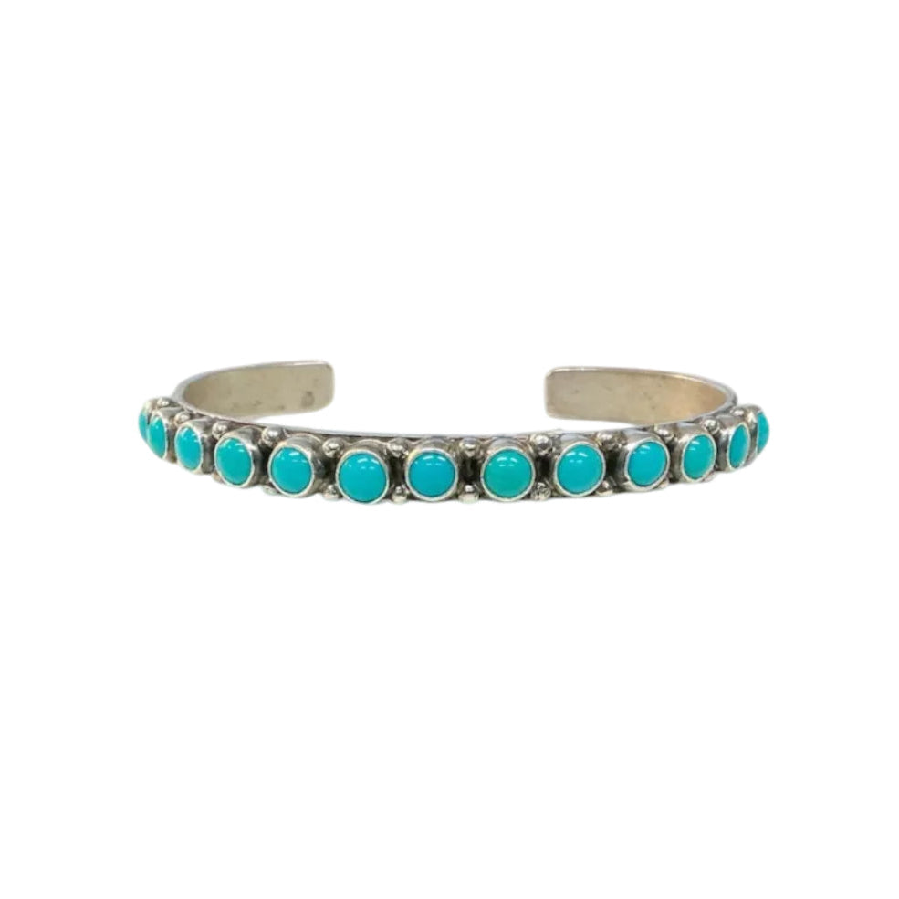 Small Turquoise Row Cuff Bracelet