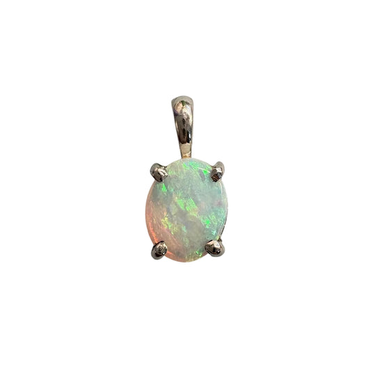 Sterling Silver Opal Pendant