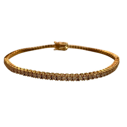2ctw Lab Grown Diamond Tennis Bracelet
