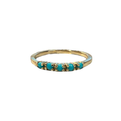 Five Stone Turquoise Ring