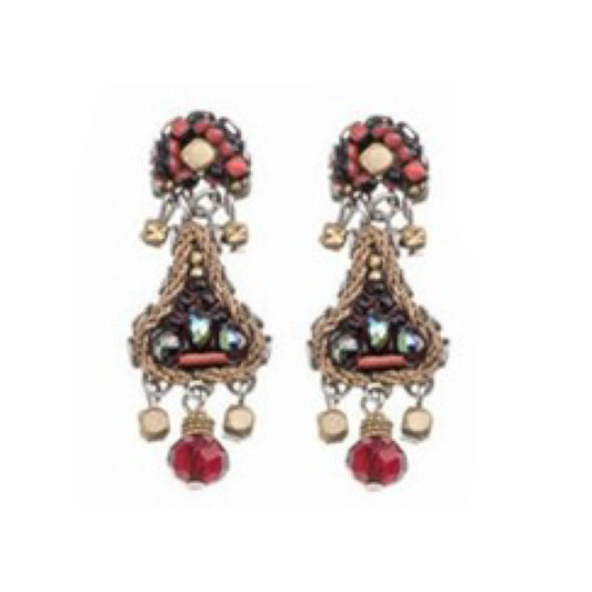 Small Noble Wine Earrings