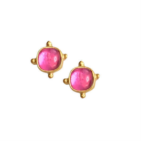 Pink Mini Stud Earrings