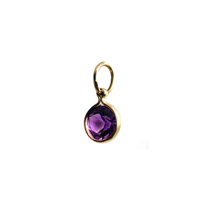 Round Amethyst Pendant