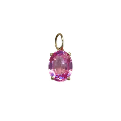 Mini Pink Topaz Pendant