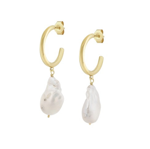 Pearl Baroque Dangle Earrings