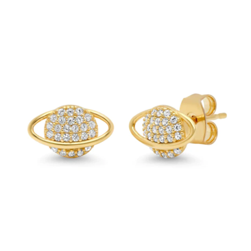 Saturn Stud Earrings