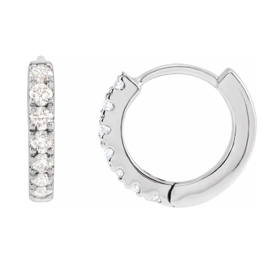 0.20 ctw Lab Diamond Huggies