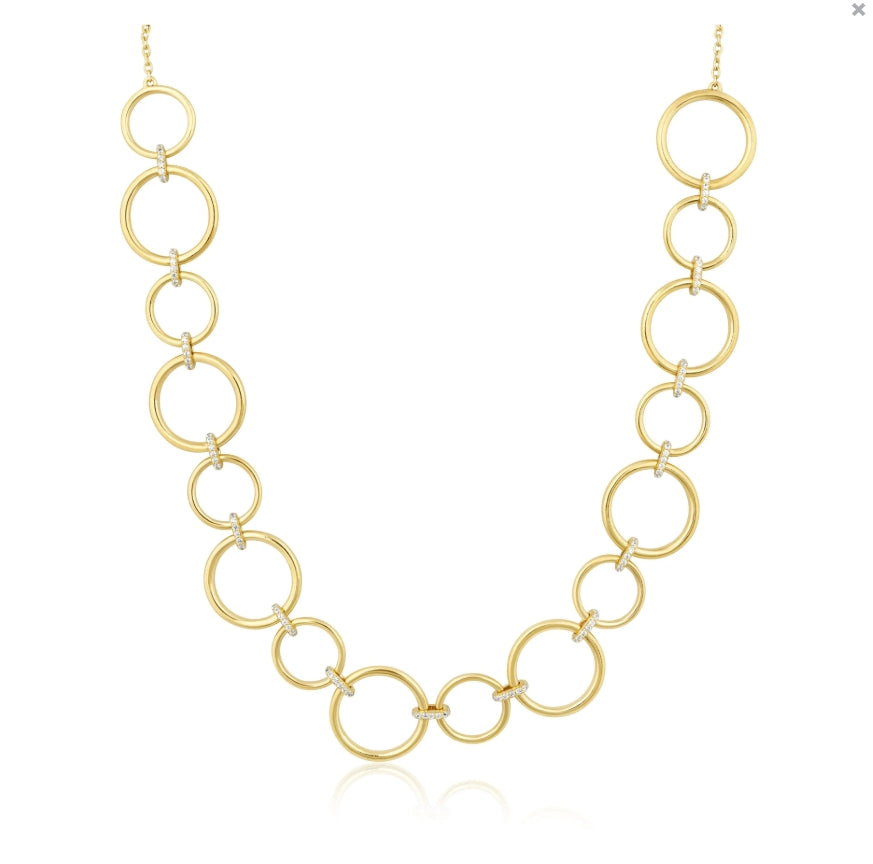 Alternating Ring Necklace