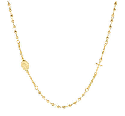 Vermeil Rosary Necklace