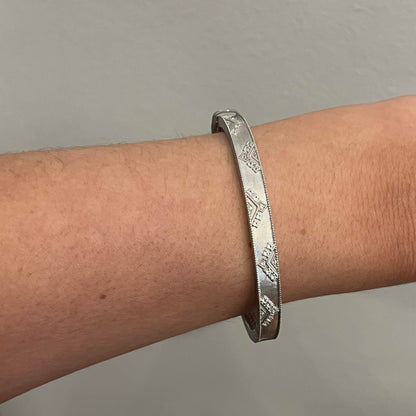 Tangier Milgrain Bangle Bracelet