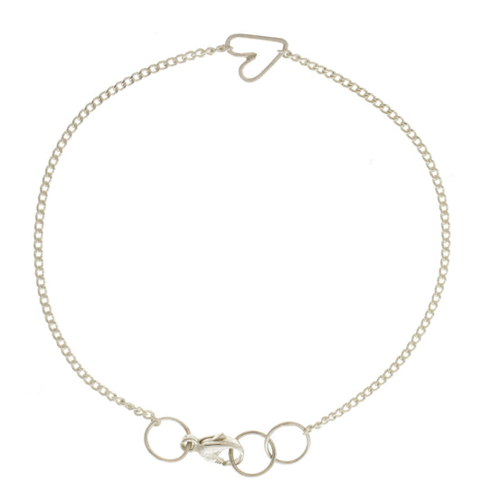 Teenie Silver Heart Bracelet