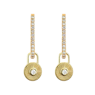 Tiny Diamond Earring Charms