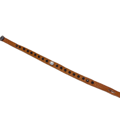 Black Spinel Cubes & Pearl Center Bracelet