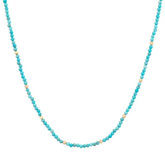 Delicate Turquoise Beaded Chain