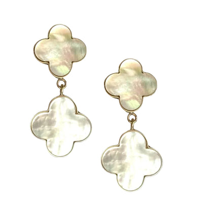 Double Clover Earrings