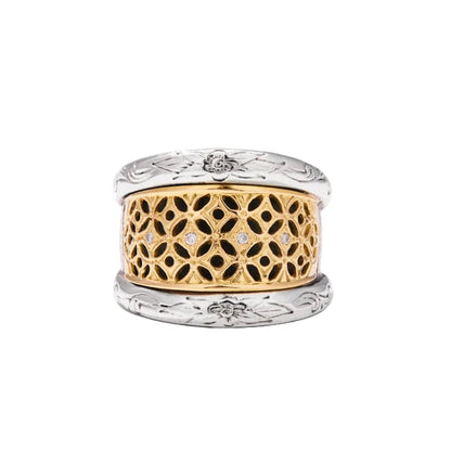 Lattice Diamond Ring