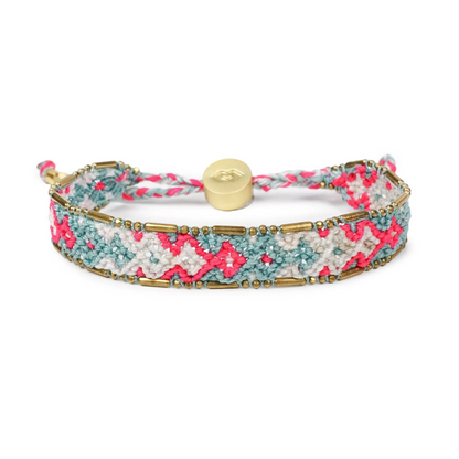 Bali Metallic Friendship Bracelet - Canyon Mist