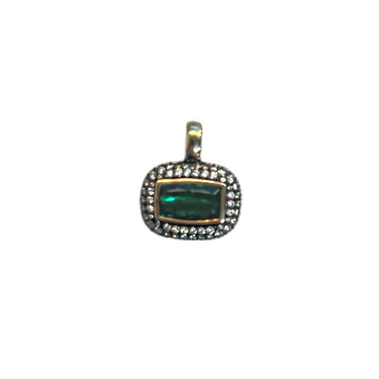 Emerald Two-Toned Pendent