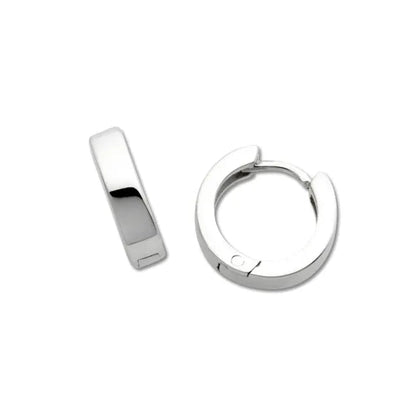 Thin Square Snap Hoop Huggies