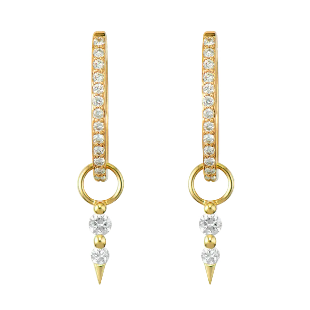 Tiny Sari Dagger Earring Charms