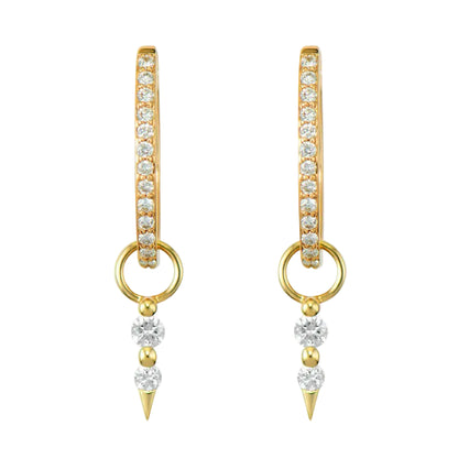Tiny Sari Dagger Earring Charms