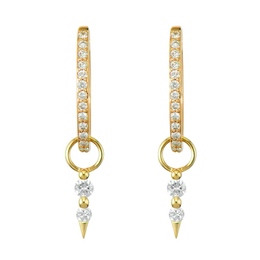 Tiny Sari Dagger Earring Charms