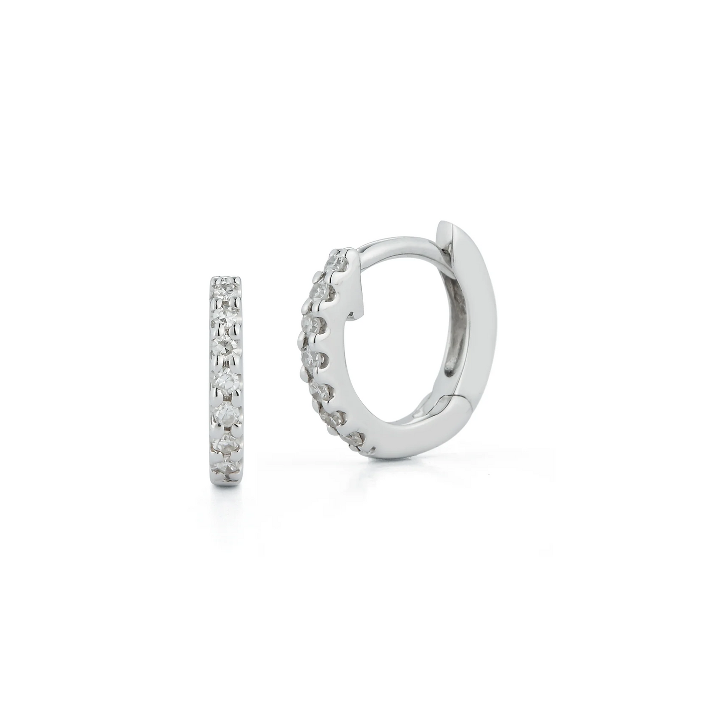 Mini Diamond Huggies