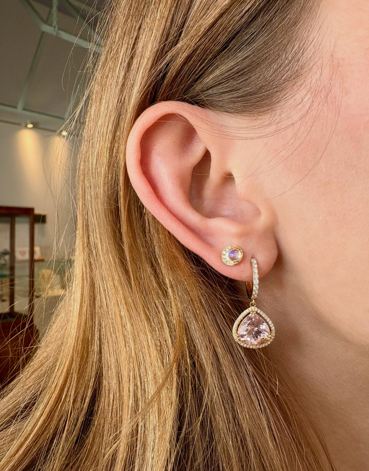 Baby Moon Earrings