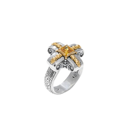 Yellow Spinel Grace Ring