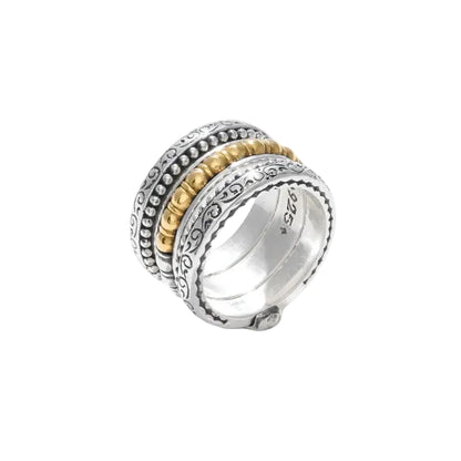 Lyre Mixed Metal Ring