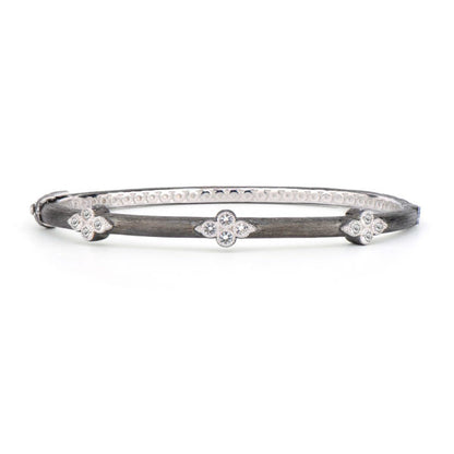 Sterling Silver Triple Moroccan Trio Bangle