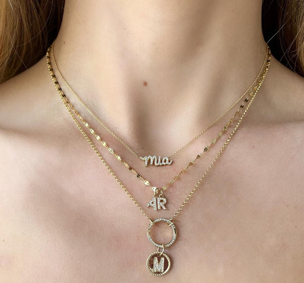Custom Diamond "Mia" Necklace