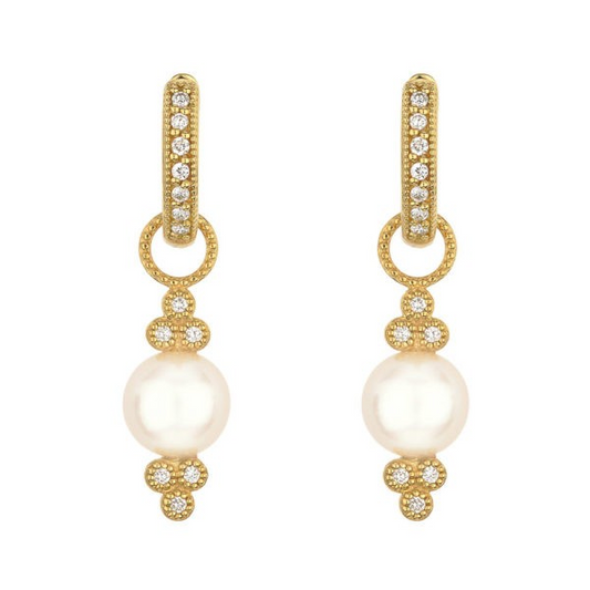 Small Provence Pearl Earring Charms