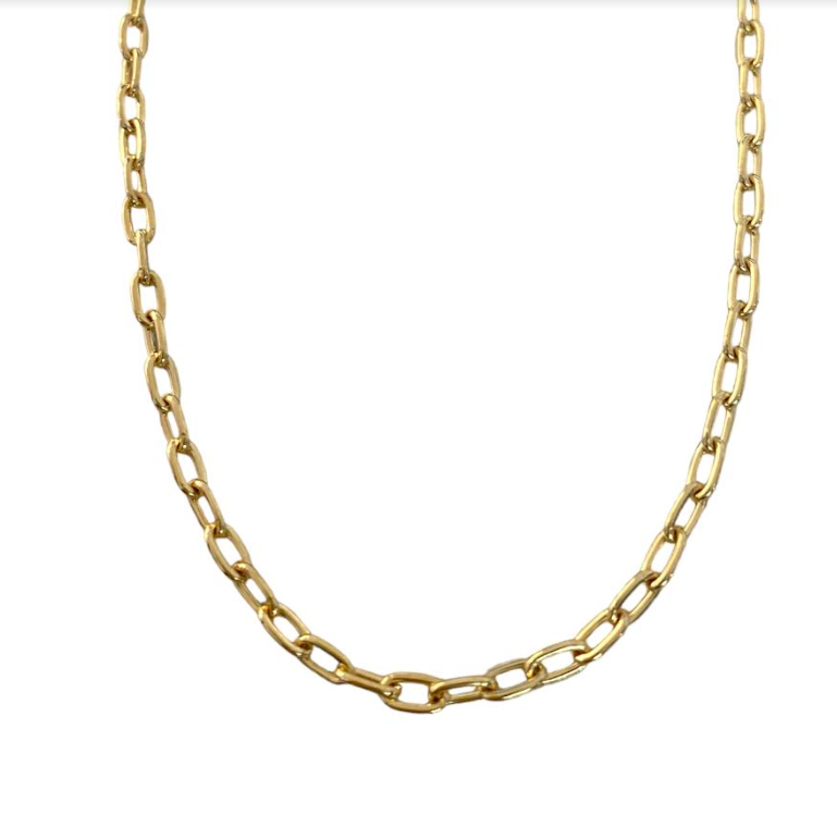 Oval Cable Chain Necklace