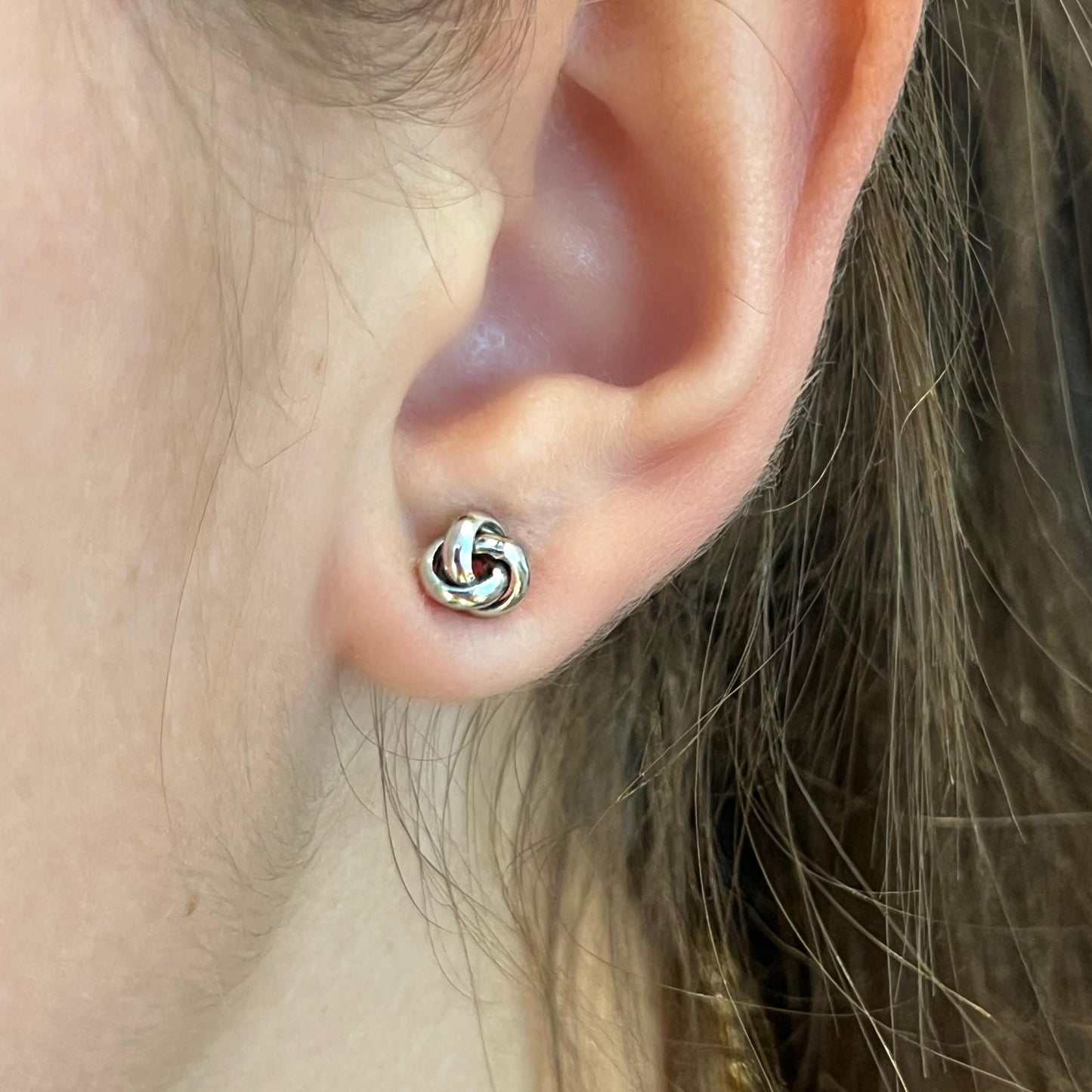 4 Loop Love Knot Studs