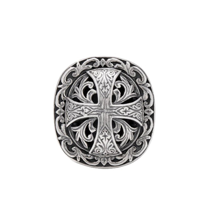 Sterling Silver Cross Ring