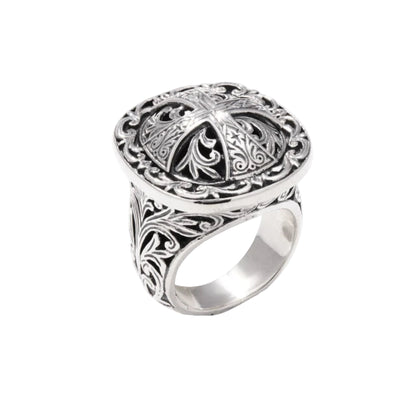 Sterling Silver Cross Ring